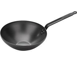 deBuyer Mineral B Black Wok - 28cm - Staal