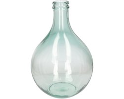 Deco by Boltze Vaas Nalani - glas - smalle hals - D29 x H43 cm - bloemenvaas