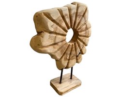 Deco Carving op Standaard – Handgemaakt