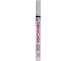 Deco Stift - Zilver Stift - Metallic Stift - Lijndikte 1,2mm - Hobby Marker - Zilveren Markers - DIY Kleurstift - Knutsel Stift - Metallic Tekenmateriaal - 1 Stuk