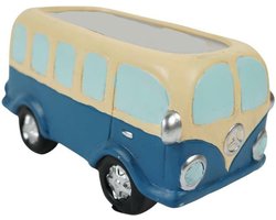 Deco4yourhome® - Autobus - Volkswagen - Blauw - Plantenbak - Bloembak