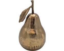 Deco4yourhome® - Decoratie Peer - 13cm - Champagne Kleur