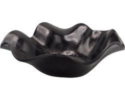 Deco4yourhome® - Fruitschaal - Schaal - 33cm - Zwart - Black
