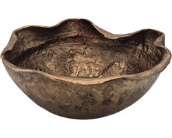 Deco4yourhome® - Fruitschaal - Schaal - Goud - Gold - Black - 29cm - Zoë