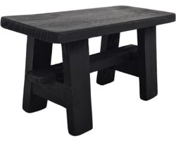 Deco4yourhome® - Mini Krukje - Vensterbank Krukje - Opstapje - Zwart - 30cm