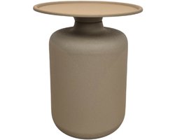 Deco4yourhome® - Salontafel - Bijzettafel - Rond - Taupe - Beige - Sand - Zand - 42x42x52cm