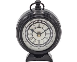 Deco4yourhome® - Tafelklok - Zwart - Metaal - Staande klok