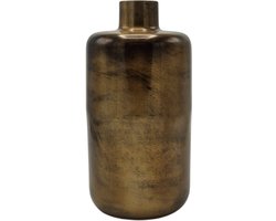 Deco4yourhome®- Vaas - 27 - Iris - Metaal - Antique Brass Shiny