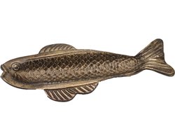 Deco4yourhome® - Vis Schaal - Metaal - Dienblad - Oud Goud - Maat S - Vis