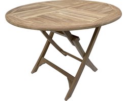Decomeubel - Ronde inklapbare Tuintafel