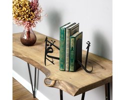Decoratie - Arabische IQRA boekensteun van metaal - woondecoratie - islamitische decoratie - tafel decoratie - planken decoratie - Ramadan geschenken - Eid decoraties - Zwart
