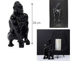 Decoratie Beeld Gorilla - Beeld Gorilla - Woon Decoratie - Woonaccessoire Gorilla - Woondecoratie - Gorilla Kunst - Gorilla Art - Kunstwerk Dieren