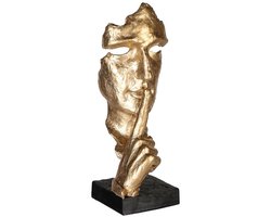 Decoratie beeld object Polyresin Polysculptuur "Stilte" H 39 cm