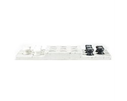Decoratie Bordspel Tic Tac Toe - zwart/wit | BY-BOO
