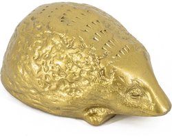 Decoratie egel goud