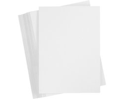 Decoratie Karton, A4 210x297 mm, 250 gr, 100 vellen, gebroken wit