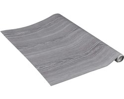 Decoratie plakfolie meubelfolie Dennen grijs 45 cm x 2 meter zelfklevend - Decoratiefolie - Plakplastic - Woodlook - Hout look