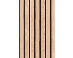 Decoratie plakfolie meubelfolie ribwand 45 cm x 2 meter zelfklevend - Decoratiefolie - Plakplastic - Raamfolie - Decowall latten