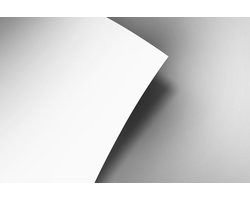Decoratie plakfolie meubelfolie wit mat 67.5 cm x 2 meter zelfklevend - Decoratiefolie - Plakplastic