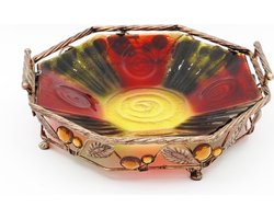 Decoratie Schaal - Bronskleurig - 33x33cm