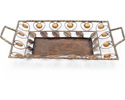 Decoratie Schaal - Bronskleurig - 45x28cm