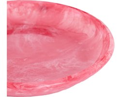 Decoratie Schaal dienblad Ø34x6 cm BELAWAN roze