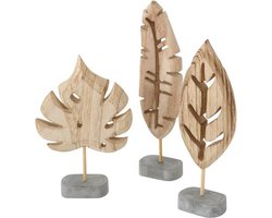 Decoratie set Blad - Tafeldecoratie - Decoratieobject - Woonaccessoires - Dressoir accessoires