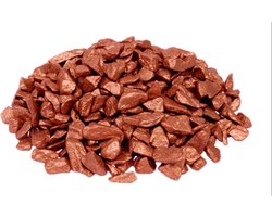 Decoratie steentjes - BRONS - Granulaat - Decoratie grind - Gekleurde steentjes decoratie - Decoratief - Bonsai - BRONS - 1 KILO