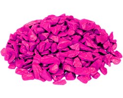 Decoratie steentjes - ROZE - Granulaat - Decoratie grind - Gekleurde steentjes decoratie - Decoratief - Bonsai - ROZE - 1 KILO