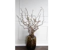 Decoratie Woonkamer - woondecoratie - voorjaar decoratie - wilgentakken -10 stuks kronkeltakken - droogbloemen