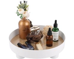 Decoratief dienblad - elegant en multifunctioneel - 1 stuk - wit