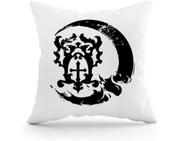 Decoratief Kussen - Sierkussen Kussenhoes - Woonkamer Decoratie - Gerecycled Polyester Materiaal - 40x40cm - Wit