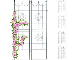 Decoratief Plantenklimrek - Set van 2 - Donkergroen - Metaal