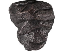 Decoratief standbeeld bergbeklimmer - moderne kunst - 1 stuk - roestkleurig - hars