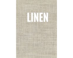 Decoratief Stapelboek Linnen Look voor Salontafel, Boekenkast en Interieurstyling