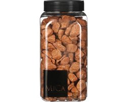 Decoratie/hobby steentjes terra cotta 650 ml - Home Deco - Woonaccessoires - Decoratie materialen