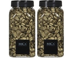 Decoratie/hobby stenen goud 2 kg - Home Deco - Woonaccessoires - Decoratie materialen
