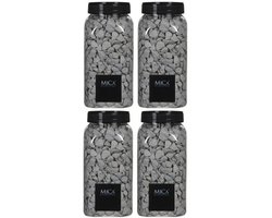 Decoratie/hobby stenen grijs 4 kg - Home Deco - Woonaccessoires - Decoratie materialen