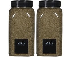Decoratie/hobby zand goud 2 kg - Home Deco - Woonaccessoires - decoratie materialen