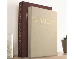 Decoratieve Boeken Set - Kunstboeken Opbergbox - Woonkamer Decoratie - Verborgen Opbergruimte - 20 x 28 cm - Bruin Beige