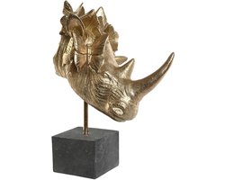 Decoratieve figuren Home ESPRIT Zwart Gouden 33 x 24 x 43,5 cm