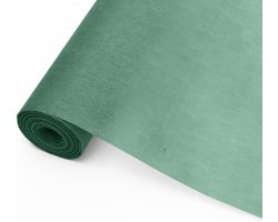 Decoratieve Fleece Tafelloper in Regenforest Groen - 30 cm Breed en 25 Meter Lang voor Feestdecoratie