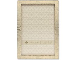 Decoratieve fotolijst - 4x6 inch - zwart - fluweel
