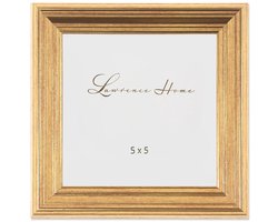 Decoratieve fotolijst - zwart fluweel - geschikt voor 13x13 cm foto