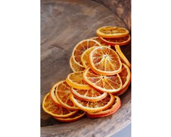 Decoratieve gedroogde sinaasappelschijfjes 50gram - Natuurlijke Kerstversiering | Potpourri | DIY knutselen bloemschikken