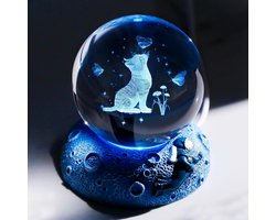 Decoratieve Glazen Ornamenten met Kleurrijk Licht voor Woondecoratie