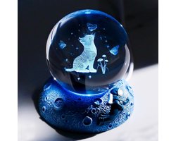 Decoratieve Glazen Ornamenten met Kleurrijk Licht voor Woondecoratie