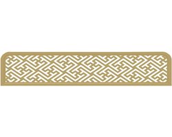 Decoratieve Glazen Partitie Voor Eetkamer Lage Divider Scherm Voor Restaurant Stijlvolle Gouden Barrière 80Cm Hoogte Elegante Kamer Scheiding Oplossing