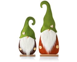 Decoratieve Gnooms Finn & Sven - Jumbo Formaat - Set van 2