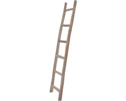 Decoratieve Houten Handdoekladder voor de Badkamer - Ruimtebesparende Ladder voor Handdoeken en Accessoires